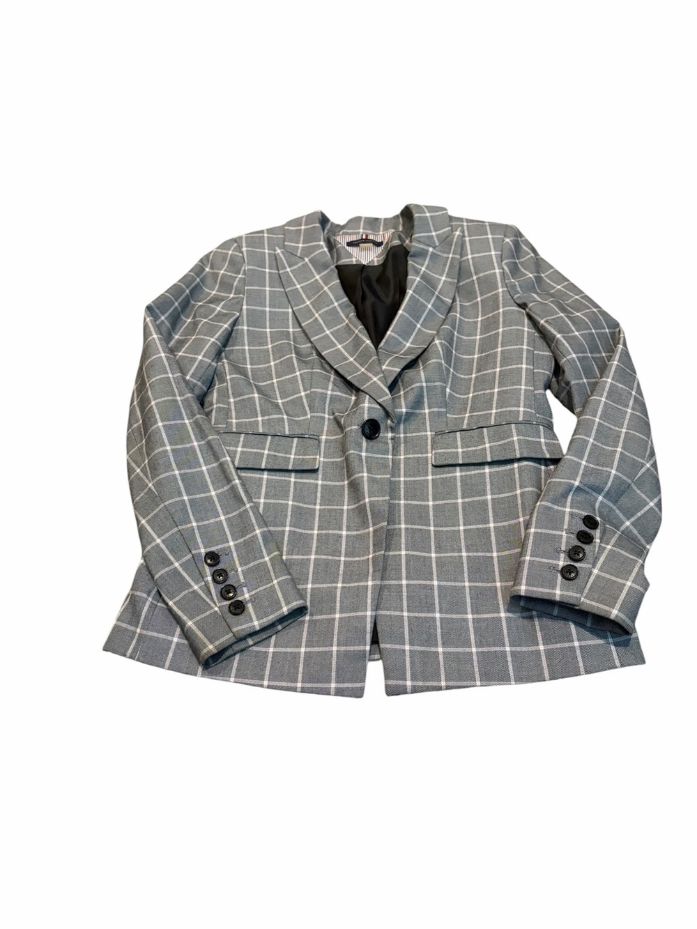 TOMMY HILFIGER plaid blazer